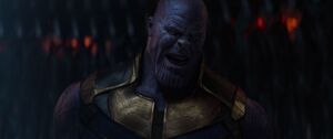 Thanos calls Gamora a bad liar.