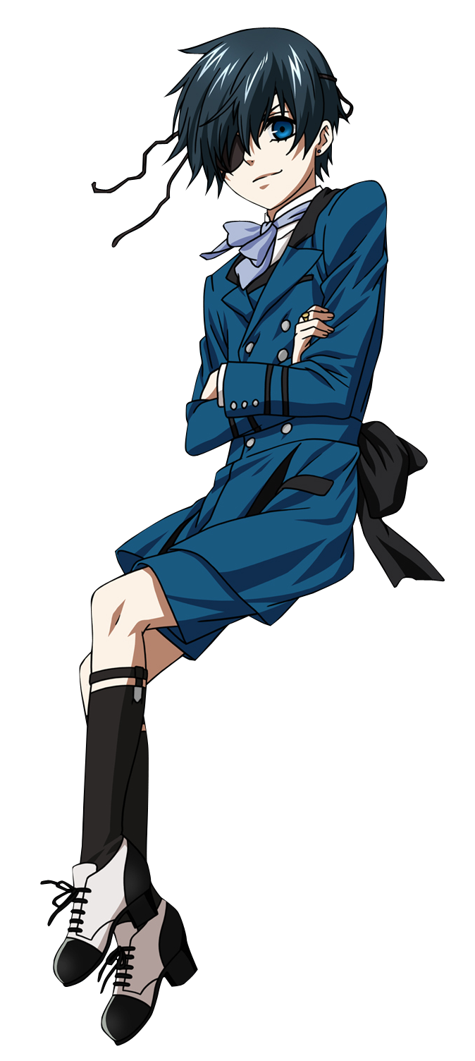 Kuroshitsuji Meme: Funny Anime Character with Black Hair and Blue Eyes