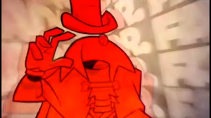 Gentleman Ghost's brief cameo in the intro of the Joker themed episode, Joker: The Vile and the Villainous!