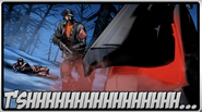 Wicht Warden sees The Drop Pod doors opening while Alias watches.