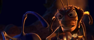 Hopper threatening injured Flik.jpg (230 KB) "No, I'm wrong. You're lower than dirt. You're an ANT!"