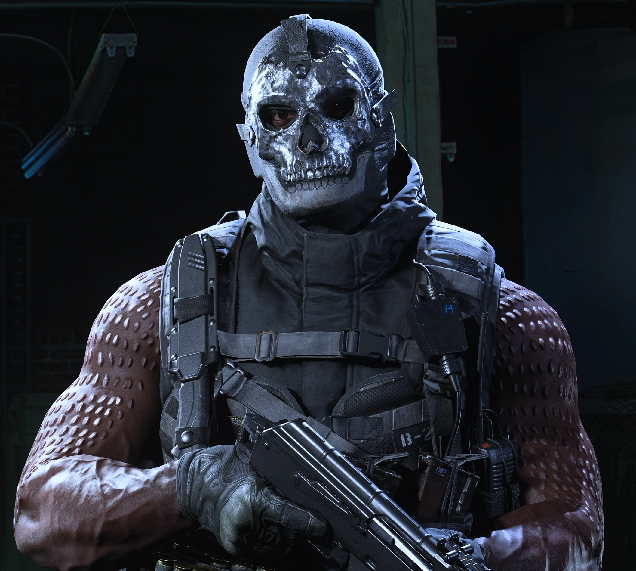 Download Ghost's mask from Call Of Duty: Modern Warfare 2 (2022) for GTA 5