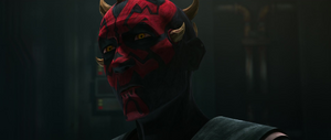 Maul remarks that clones are bred for combat and tells them him that they are part of a greater plan.