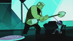 Topaz fighting Connie