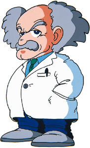 Dr. Wily in the first Mega Man game.