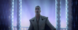 King Magnifico realizing that Asha summoning the Star will lead him to his defeat.