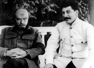 Yuri (left) with Stalin.
