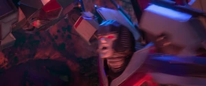 Starscream punching D-16 angrily