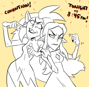 "Covention" promotional artwork.