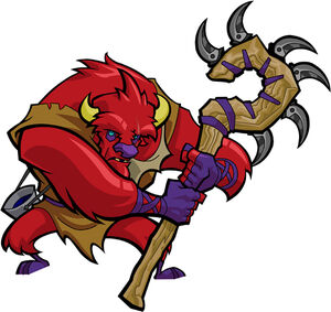Clockwerk's talons, seen being wielded by Jean Bison.