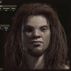 The face of the Dung Eater.