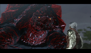 A Gohma Squasher faces Asura.