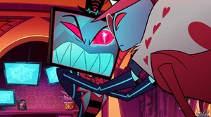 "…and that wasn’t the FIRST F*CKING THING YOU TOLD ME?!" Vox yelling at Val for not telling him about Alastor's return earlier.