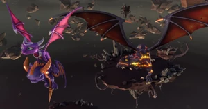 MaleforCynderSpyro.jpg (182 KB) Cynder escapes.