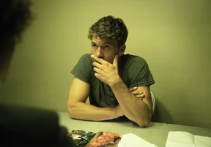 Wyatt talks to Detective Roberta Hanson.