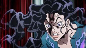 Yukako's enraged stare.