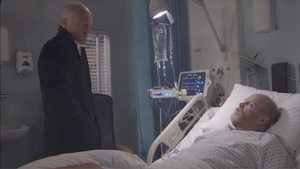 Phil is visited by Max in hospital (2016).