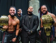 The New Bloodline (Solo Sikoa, Jacob Fatu, Tama Tonga and Tonga Loa).