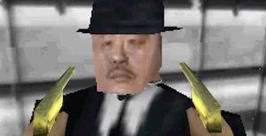 Oddjob in the Goldeneye video game