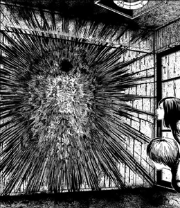 Ogi's splattered corpse after eating the honey.