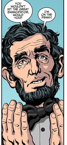 False Face as Abraham Lincoln