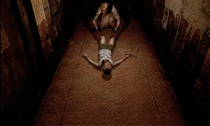 Valtiel dragging Heather.