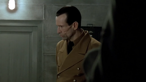 Goebbels before answering to Mohnke's objections.