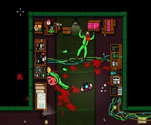 The Janitors are killed by Biker (determined by the player's choice).