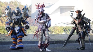 Gunjoji accompanying Pricious alongside Yabasword.