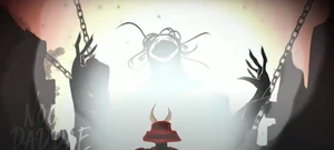 Saigomo in the same animation, being sealed by Kusonoki.
