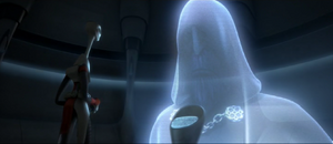 Tyranus is disturbed by these events, and questions whether the clone army will live up to the Kaminoans' design.