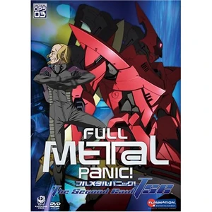 Gates in a mecha pilot suit, alongside his arm slave.