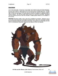 Beastman: Master of Savage Beasts & Vicious Monsters.