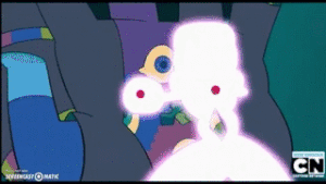 Garnet defeating the Hand Cluster.