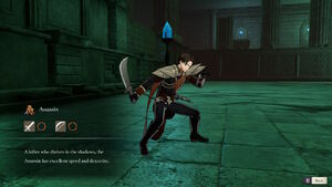 Metodey's battle model as an assassin.