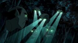 The Nukekubi in Hellboy: Sword of Storms.