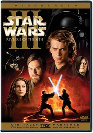Pre-Vader Anakin on the cover of Star Wars: Revenge of The Sith DVD.