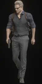 Albert as he appears in Resident Evil 4 (2023)