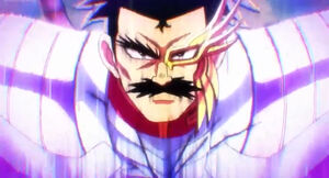 Baran concentrating the Dragonic Aura around his body.