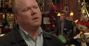 Phil Mitchell being watched by fellow entrepreneur Nathan Williams.