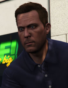 Steve in the original version of Grand Theft Auto V.