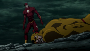 Thawne is killed by Batman
