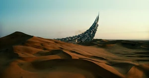 Unicron's horn in the Transformers Cinematic Universe.