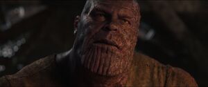 Thanos notices something.