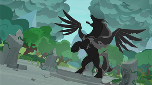 The Pony of Shadows' evil laugh.