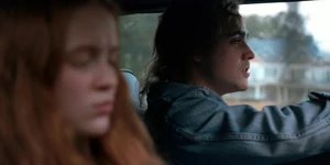 As he drives, Billy talks to Max, revealing how he hates the town of Hawkins.