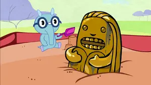 The Cursed Idol noticed by Sniffles.