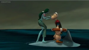 "You can't resist me, Popeye!"