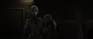 Ventress takes over the job saying she will be delivering the cargo and collecting the bounty.