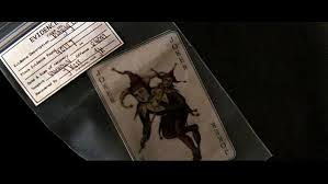 Joker's card as seen in Batman Begins.